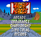 Wacky Races (USA) (En,Fr,Es) Title Screen
